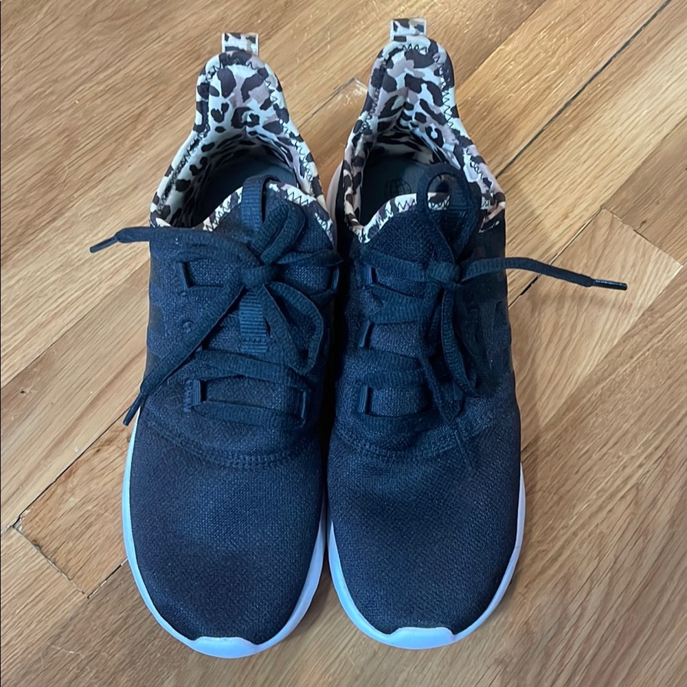 Adidas Black and Cheetah Women's Sneakers
